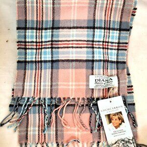 Diana Princess of Wales Lochcarron Tartan Scarf Lambswool  NWT